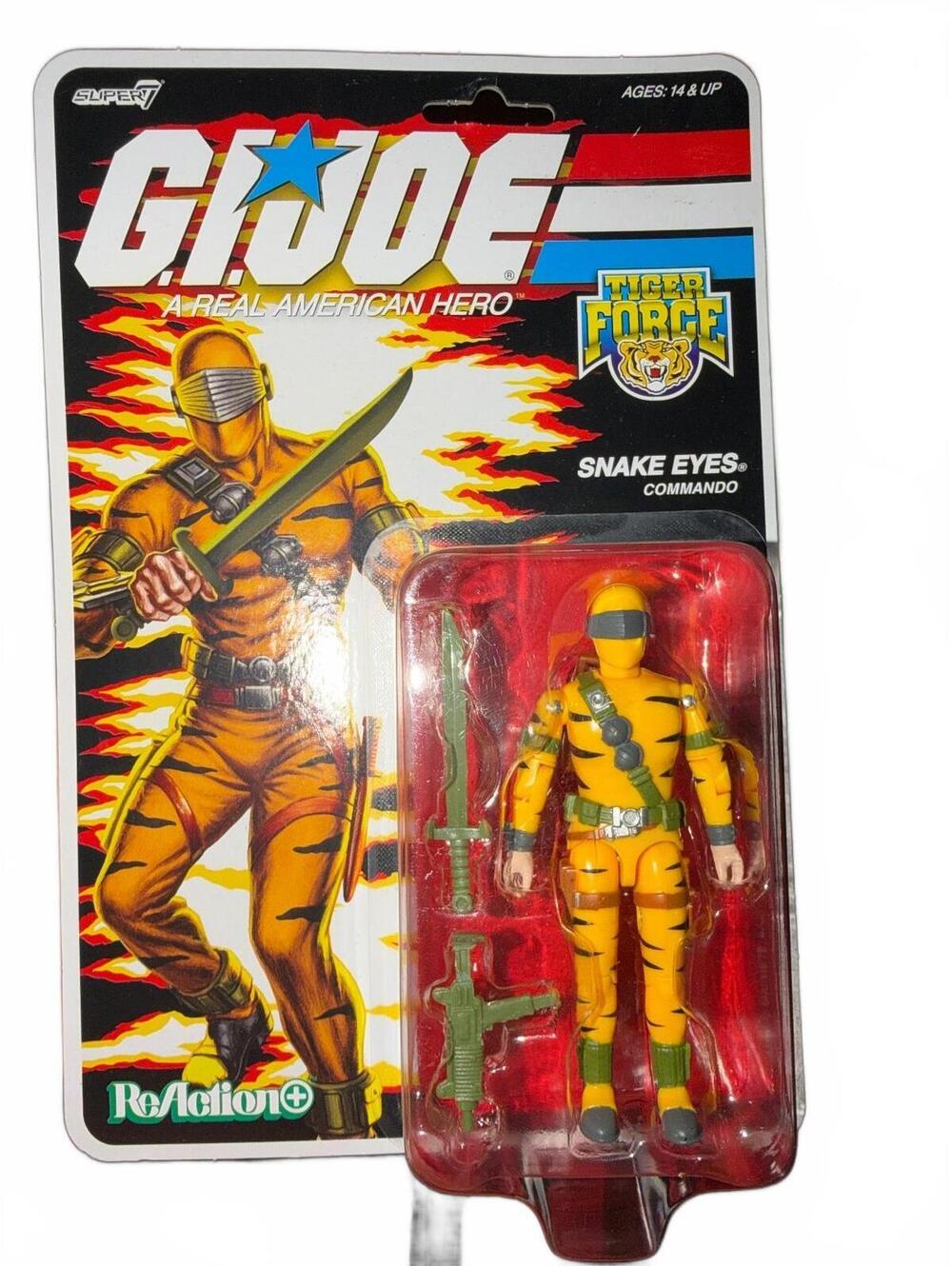 G.I. Joe Tiger Force Snake Eyes Commando Action Figure - New with Tags